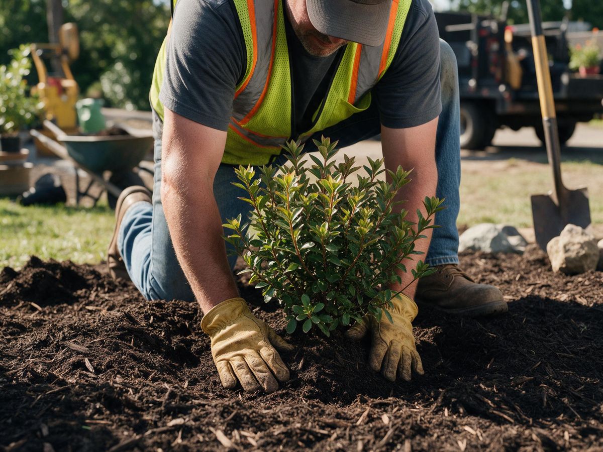 planting and softscape project in Lower Burns Park, Ann Arbor